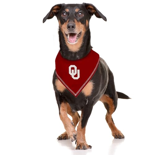Oklahoma Sooners Dog Bandana - Size Large/X-Large