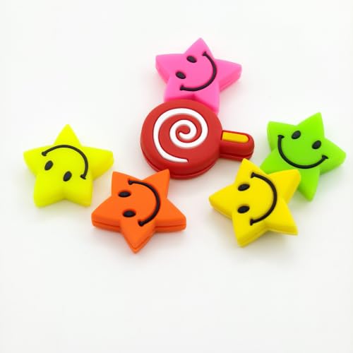 Tennis Dampener - 6 Pack Star Soft Silicone Vibration Absorber