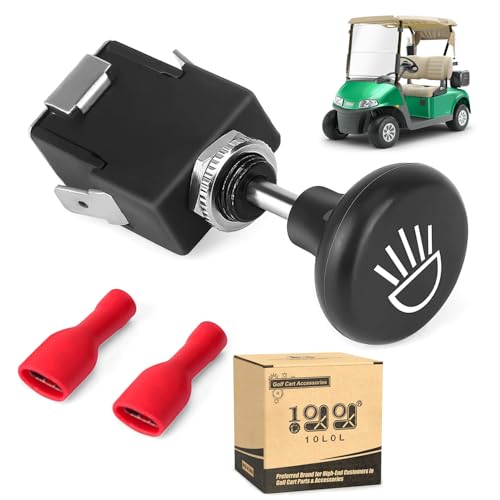 12V Push Pull Headlight Switch for Golf Carts & UTVs