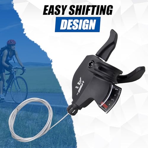 Bike Shifter Lever 6 Speeds Right Thumb Gear Shift for Mountain