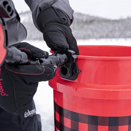 Ice Fishing Shelter E-Hub Accessory - 2-Pack Bucket Base Mount