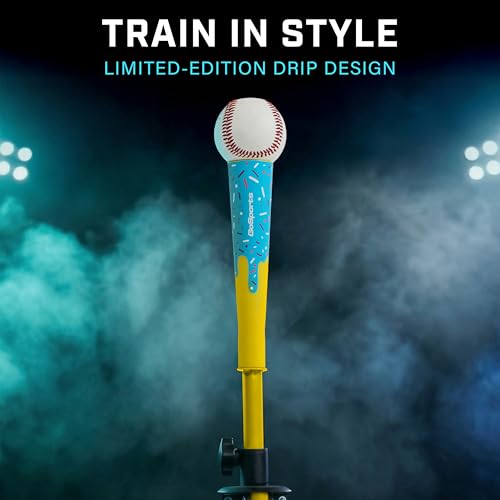 Adjustable Baseball & Softball Batting Tee with Steel Base - Youth & Adult Training Equipment