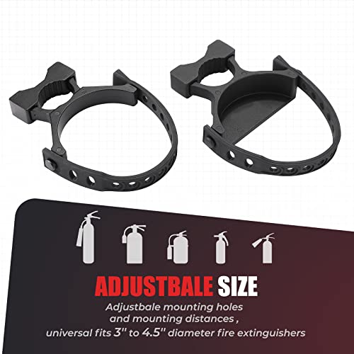 Kemimoto UTV Fire Extinguisher Holder, Adjustable Quick Release Roll Bar Fire Extinguisher Mount compatible with Polaris RZR Can Am X3 compatible with Kawasaki Teryx