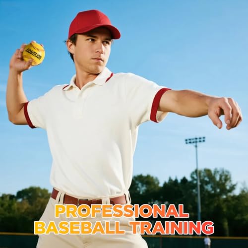 Professional Training Baseball - Synthetic Leather Cover, Yellow
