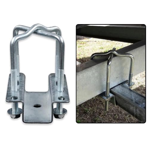 G-PLUS Boat Trailer Guide Pole Mounting Kit | Universal Galvanized U Bolts, AMZ Delivery