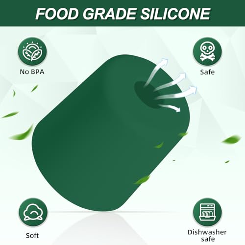 Silicone Boot for Owala 30oz 40oz FreeSip Sway Water Bottle - Dark Green