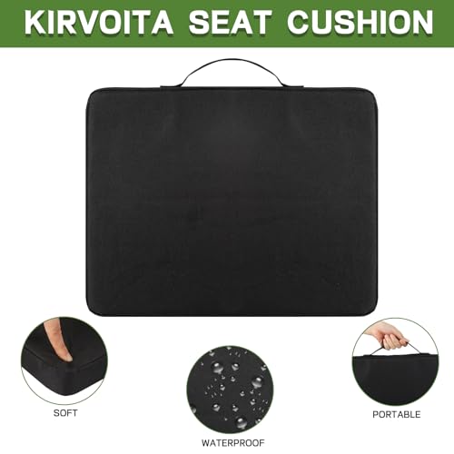 Portable Bleacher Seat Cushions - 4 Pack, Waterproof Foam Padding