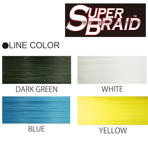 Duel Yo-Zuri SuperBraid Dark Green Fishing Line 150 Yards, 15 lb Test
