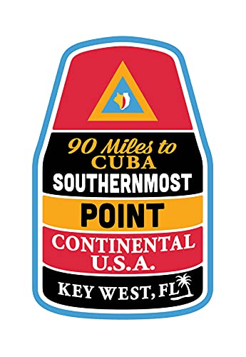 Key West Sticker - Waterproof Florida Travel Souvenir - 3"
