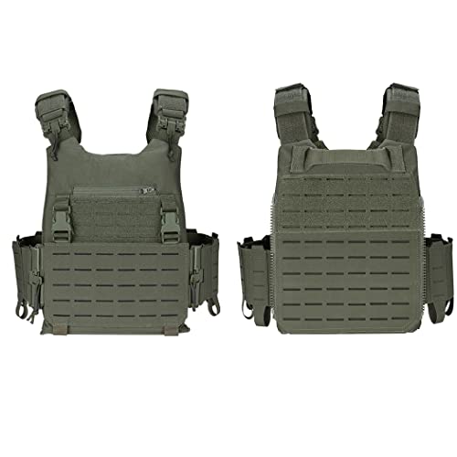 Tactical Airsoft Molle Camouflage Combat Training Vest - Ranger Green