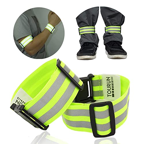 Reflective Running Gear Belt - Adjustable Safety Bands for Runners & Cyclists