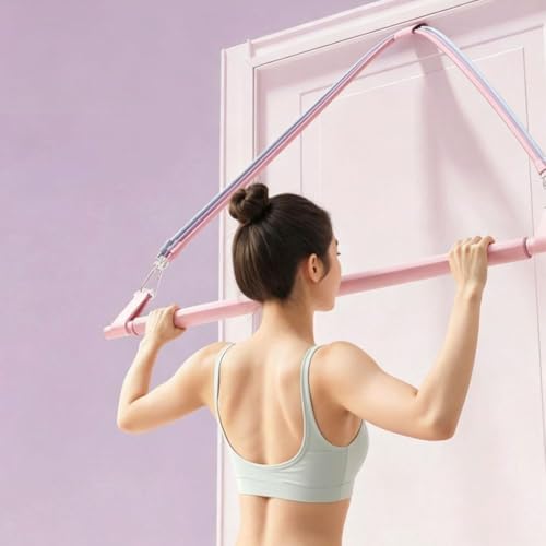 11-Piece Resistance Band Set with Pilates Bar - Home Gym Kit