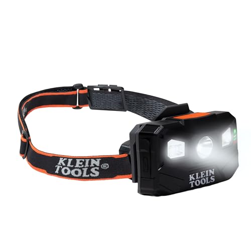 400-Lumen Rechargeable LED Headlamp - Adjustable Fabric Strap