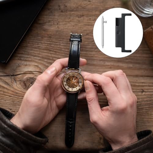 Universal Black Alloy Steel Watch Band Adapter - 18mm to 20mm