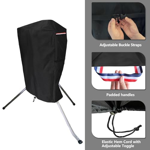 Exokugo Small Baseball & Softball Pitching Machine Cover FQJZ-WL007-2-HS - Heavy-Duty Waterproof