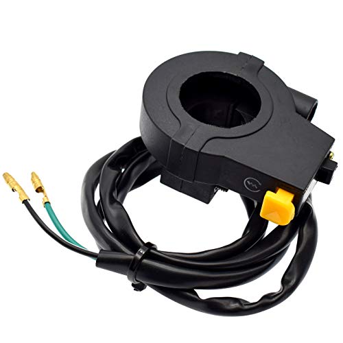 7/8" Twist Throttle with 36" Cable & Kill Switch Set for 49cc-80cc Motorized Bicycles