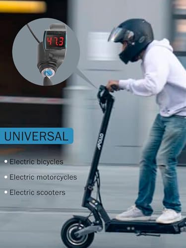 E-Bike Throttle Control Switch with Voltage Display - LCD Replacement