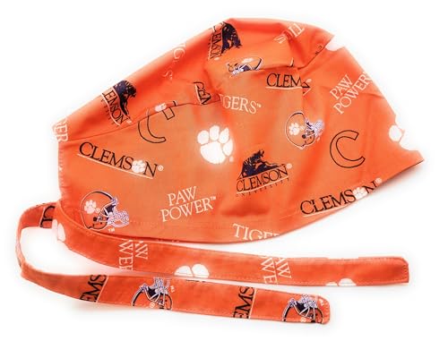 Cotton Scrub Hat with Sports Prints - Handmade Do-Rag Cap