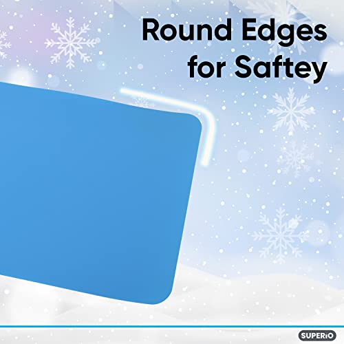 36" Blue Carpet Sled - Lightweight, Portable Snow Slider