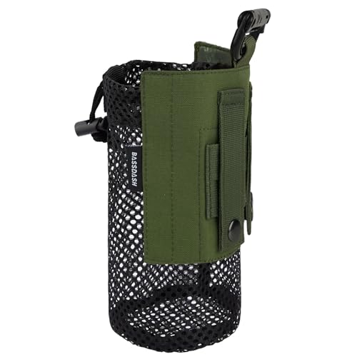Tactical Molle Water Bottle Pouch - Army Green with Upgraded Straps