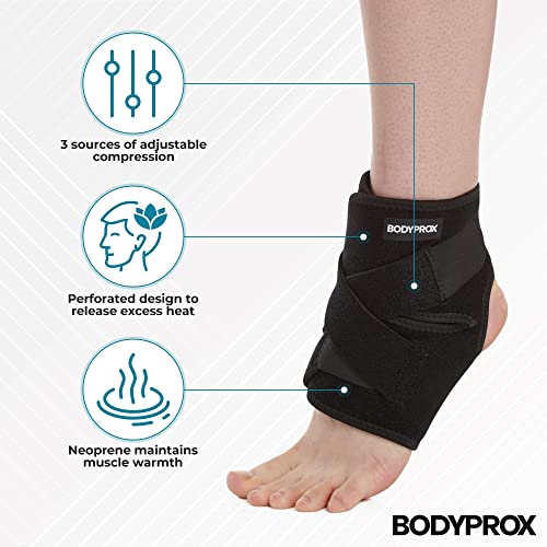 Breathable Adjustable Ankle Support Brace for Pain Relief