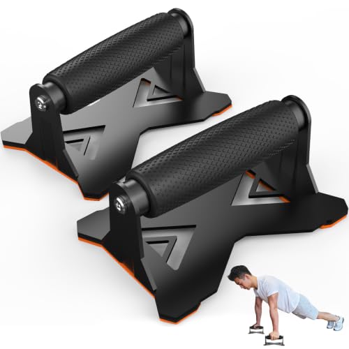 Heavy Duty Steel Push Up Bars with Non-Slip Base - 660 LBS Capacity
