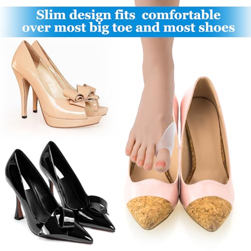 12 Pack Gel Bunion Protectors for Big Toe Pain Relief