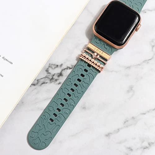 Decorative Rings Loops for Apple Watch - Love Rose Gold
