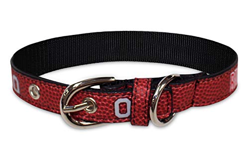 NCAA Premium Dog Collar - Ohio State Buckeyes, Small (12-15")