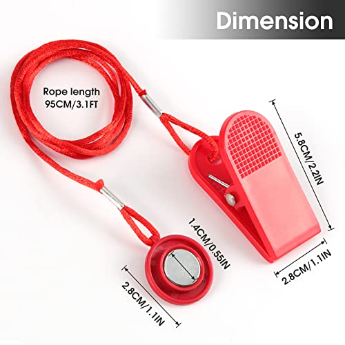 Treadmill Safety Key - Universal Magnetic Key - Red