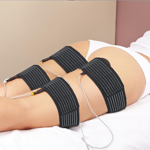 Threlaco 7 Pack Laser Lipo Support Straps Black - Adjustable Slimming Belt