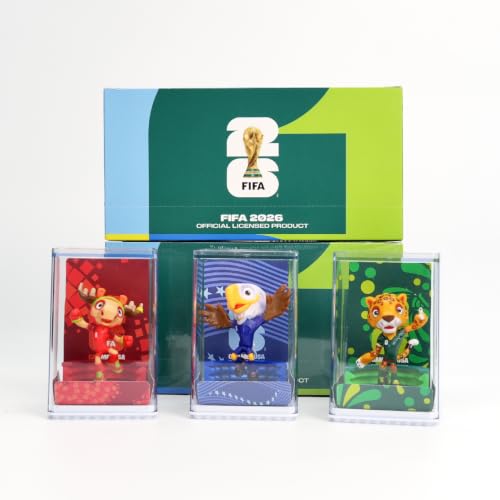 FIFA World Cup 2026 Official Mascot Figurines Set of 3 - Clutch, Zayu & Maple