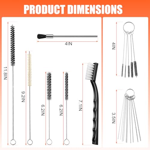 21-Piece Spray Gun Cleaning Kit for Paint Maintenance and Nozzle Care