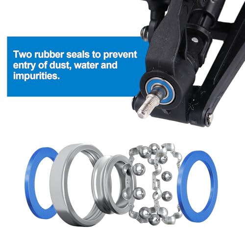Miniature Deep Groove Ball Bearings - 10-Pack 5x10x4mm