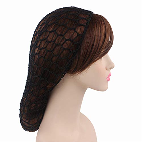 Soft Rayon Snood Hat Hair Net Cap - Medium Red