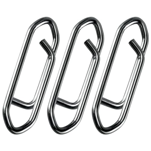 50-Pack High Strength Fishing Power Clips for Quick Lure Change