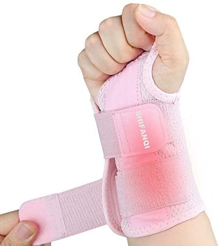 SHIFANQI Small/Medium Pink Right Hand Compression Wrist Brace for Pain Relief