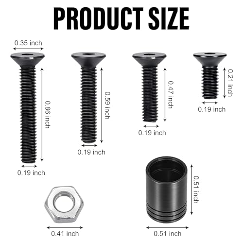 Quick Detach Swivels Mount Base Adapter Kit - 7 Pieces