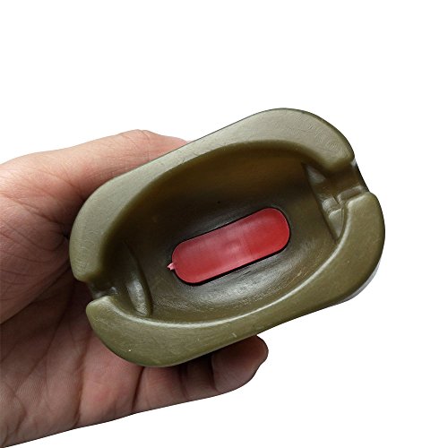 Laxygo Inline Method Feeder Set for Carp Fishing - 30g/40g/50g/60g with Rubber Mould, 4 Feeders + 1 Mould