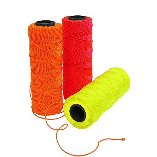350-Feet Neon Yellow Twisted Nylon Mason Line - Model 11-873