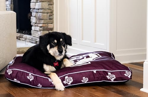 Notre Dame Dog Bed - Soft Microfiber Pillow with Orthopedic Support