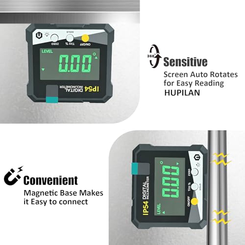 Digital Inclinometer for ADAS Radar Calibration - IP54 Magnetic