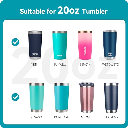 20 oz Tumbler Lids - Compatible with Yeti & More - 1 Pack