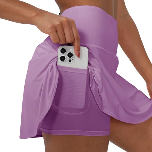 Athletic 16" Tennis Skirt for Women with Pockets - Lightweight