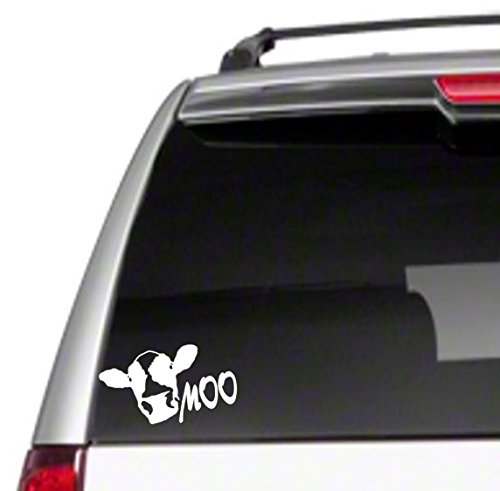 Cow Vinyl Decal Sticker - I Love Farm & Ranch - 6 Inch