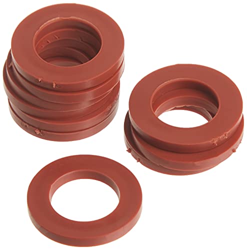 Heavy-Duty Rubber Garden Hose Washers - 10 Pack