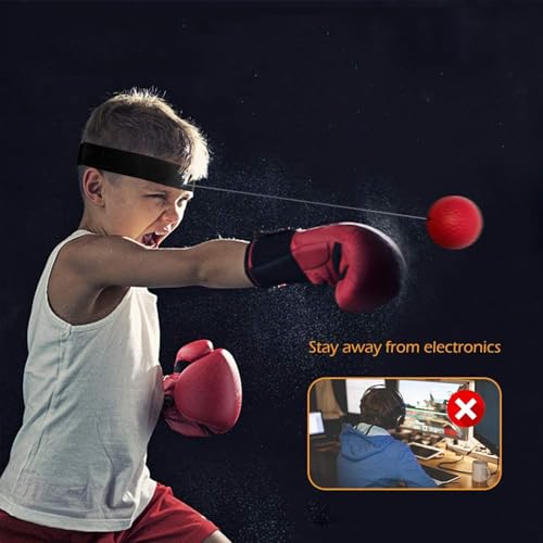 Boxing Reflex Ball Set - Improve Hand Eye Coordination & Speed