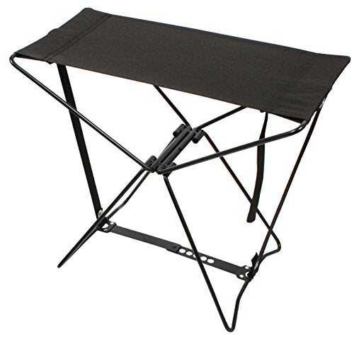 Rothco Folding Camp Stool - Lightweight Black Portable Seating