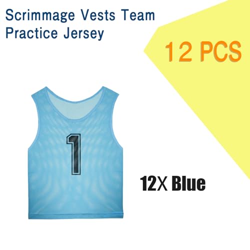 Mesh Scrimmage Jerseys for Soccer & Football - Youth to Adult
