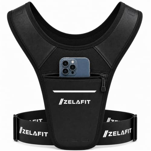 Lightweight Running Phone Holder Vest - Secure Fit for All Smartphones